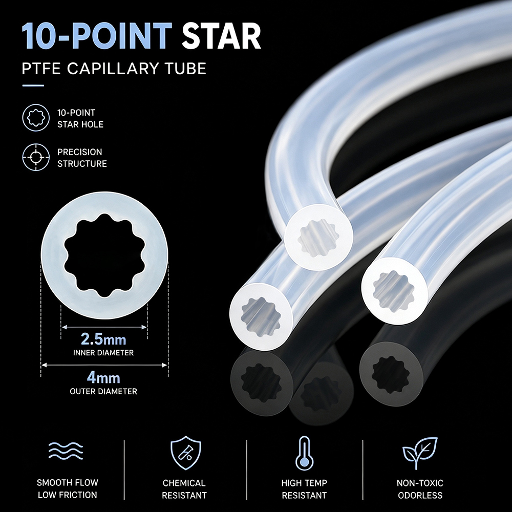 Bowden Tube - Tubo de PTFE em forma de