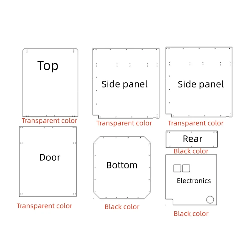 Corexy 3D Printer Kit - Kit de painel para impressora 3D