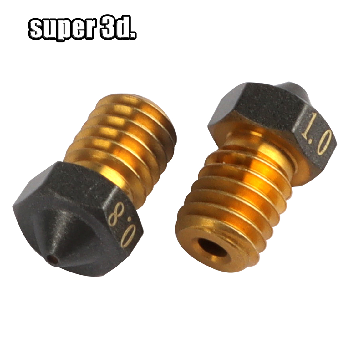 1/2/5Pcs V6 PTFE latão M6 boca - Nozzle Tungsten avaliação e preço