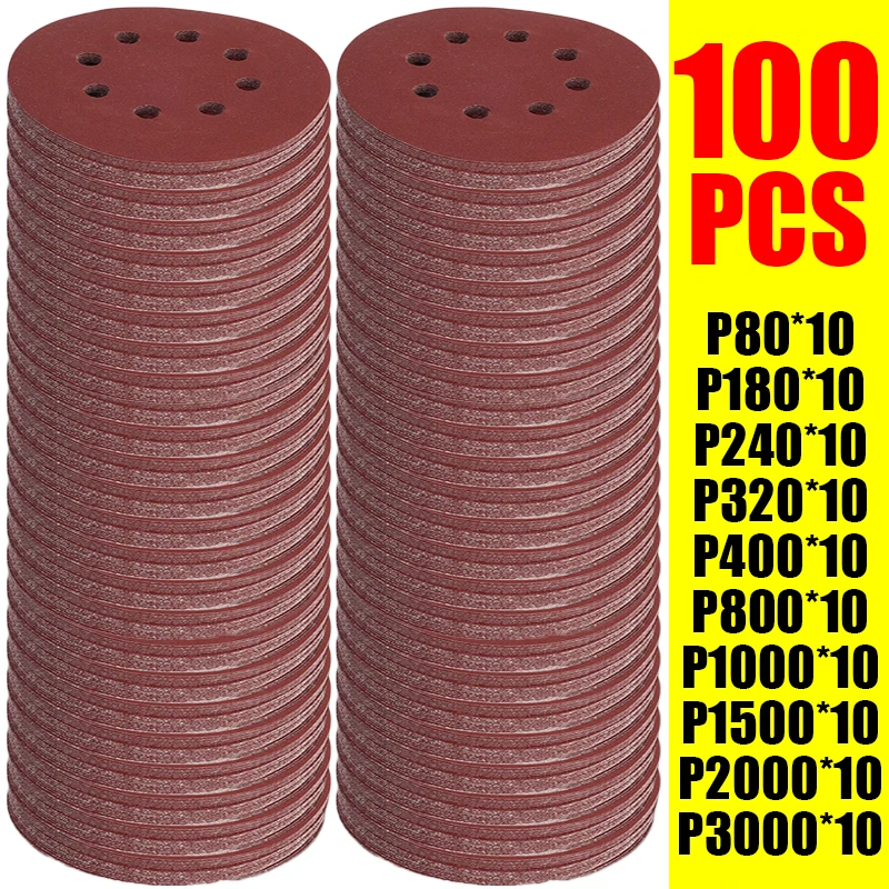 100 Discos de Lixa com 8 Furos - Extruder avaliação e preço