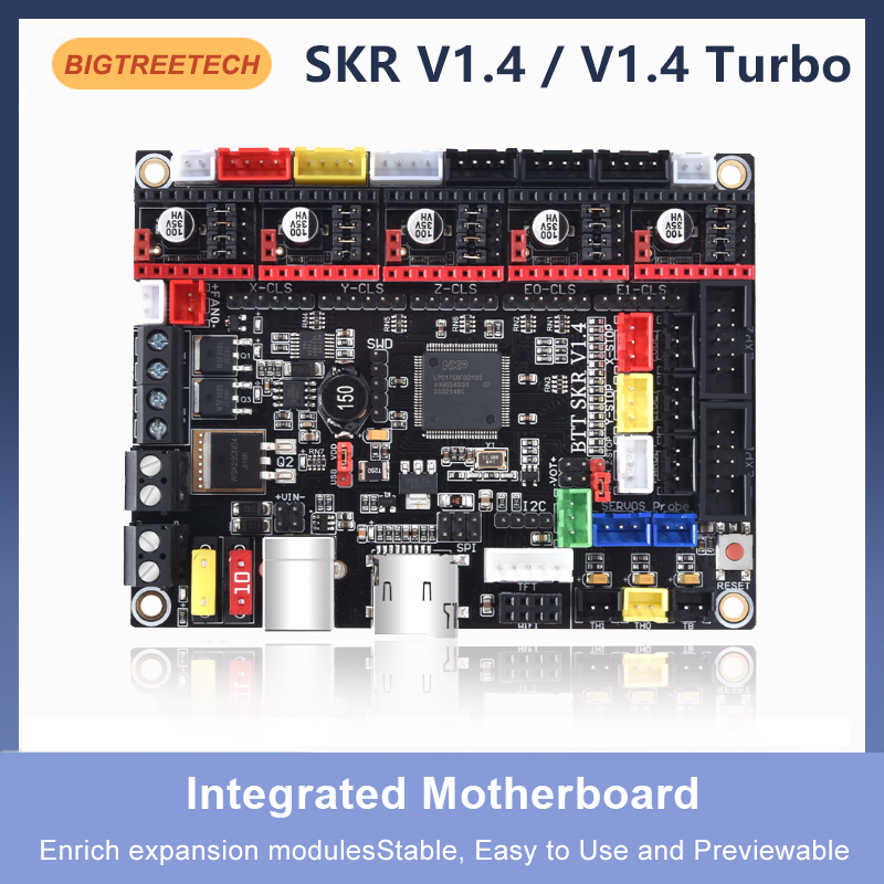 Bigtreetech skr v1.4 placa-mãe - Btt Skr Mini avaliação e preço