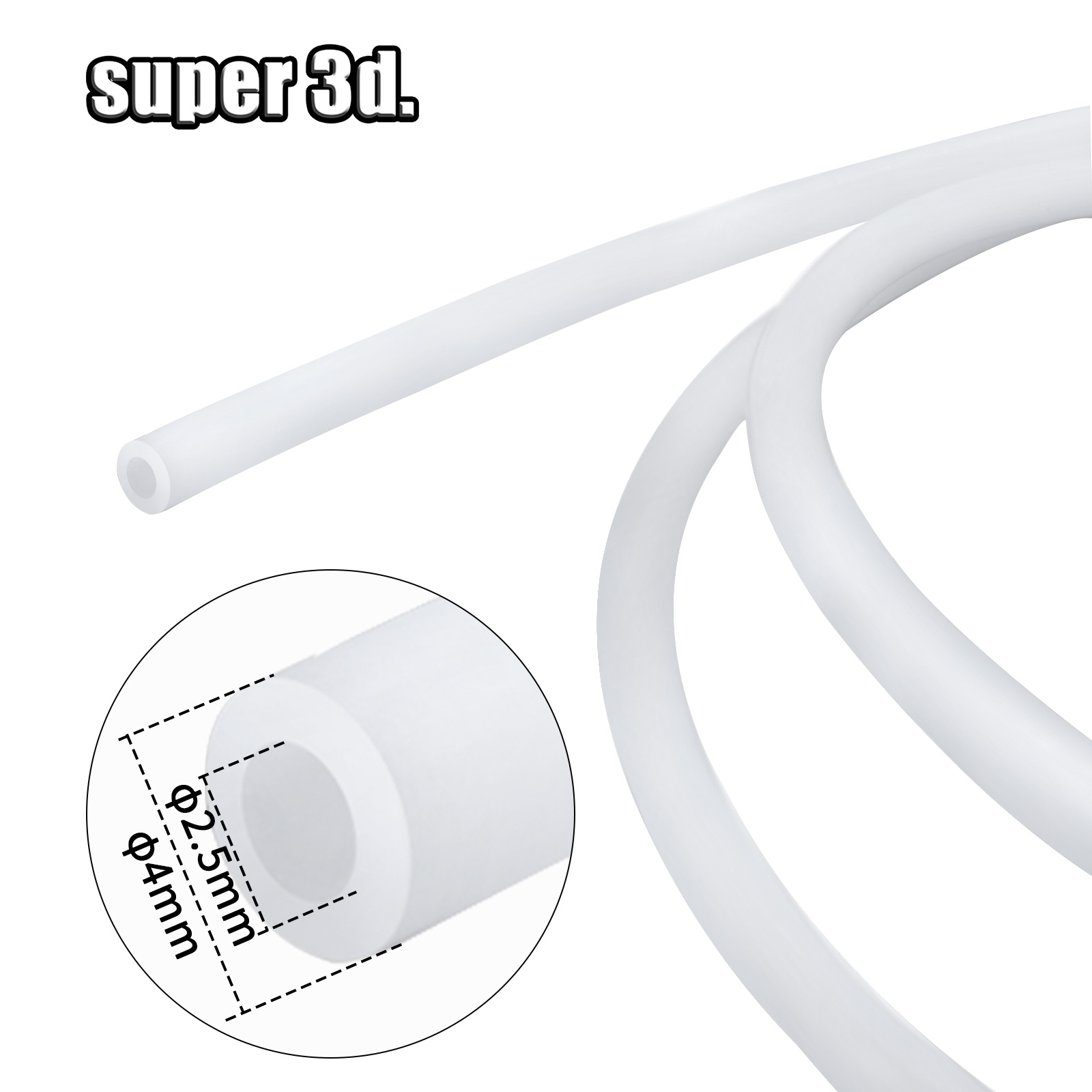 Tubo PTFE Bambu Lab 1/2/50M, I - Direct Drive Extruder avaliação e preço