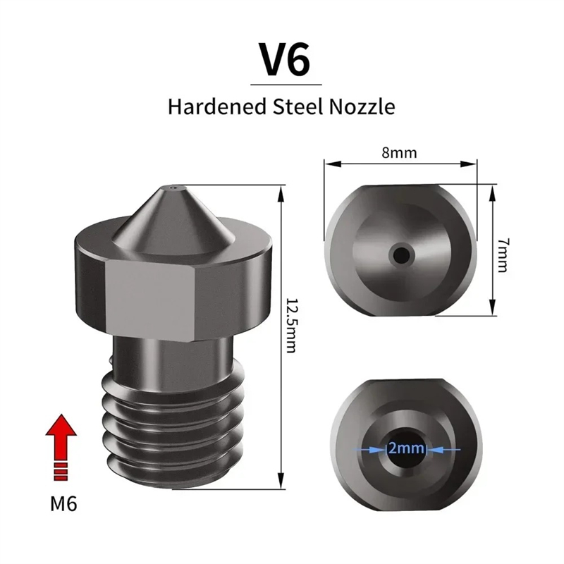 Bico E3D V6 em aço temperado,  - Filament 1.75 avaliação e preço