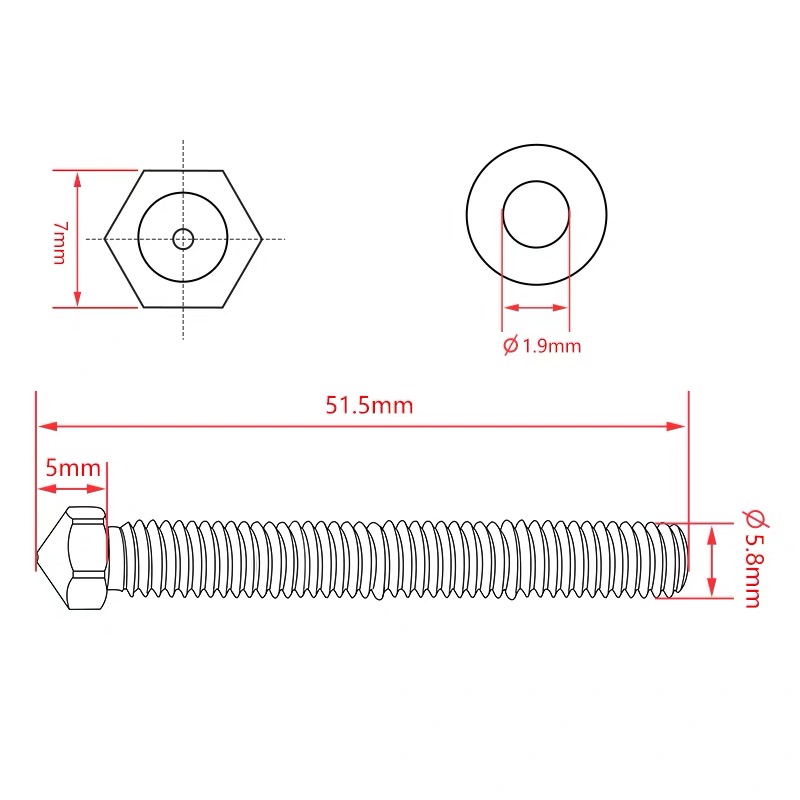 Bico de latão super vulcânico  - Filament 1.75 avaliação e preço
