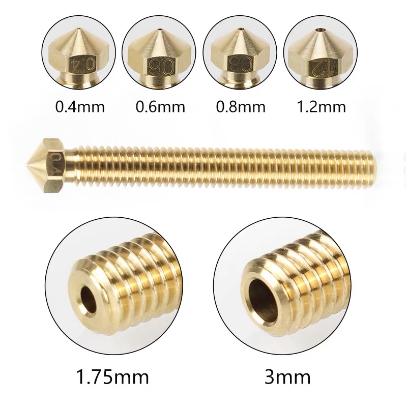 Bico de latão super vulcânico  - Filament 1.75 avaliação e preço