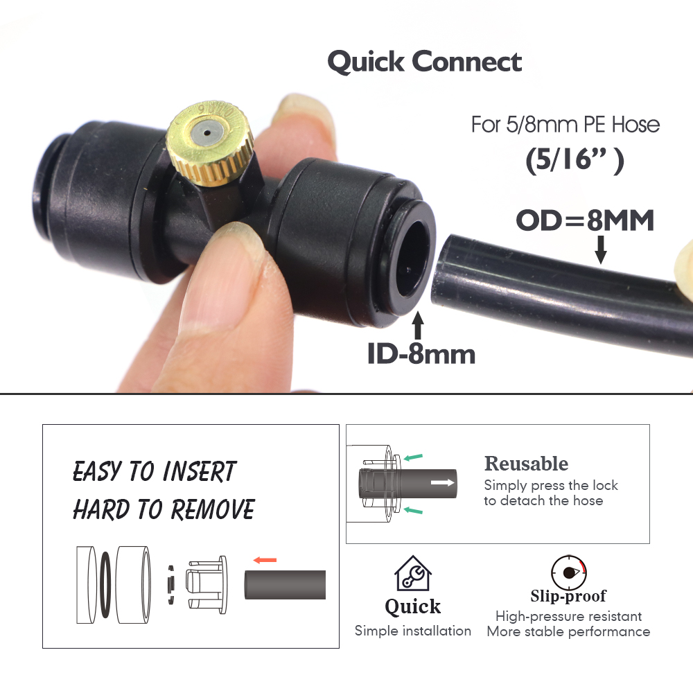 Bico de spray de latão de 0.1- - Nozzle Brass avaliação e preço