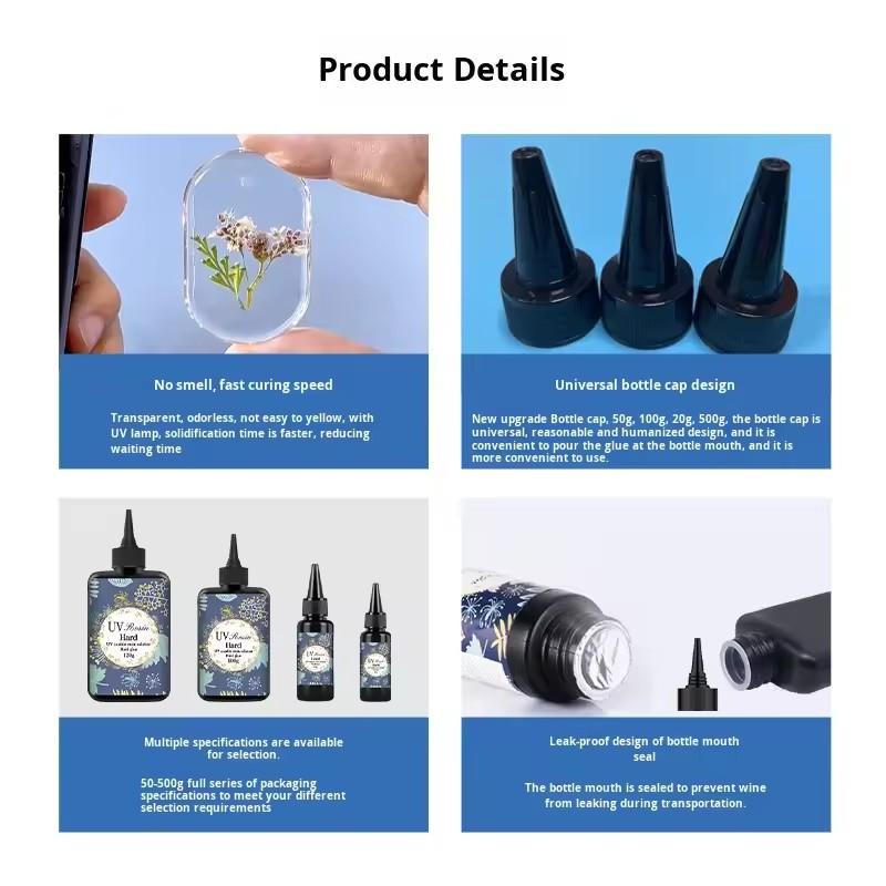 1/2 Peças Resina UV Cristalina - Uv Resin avaliação e preço