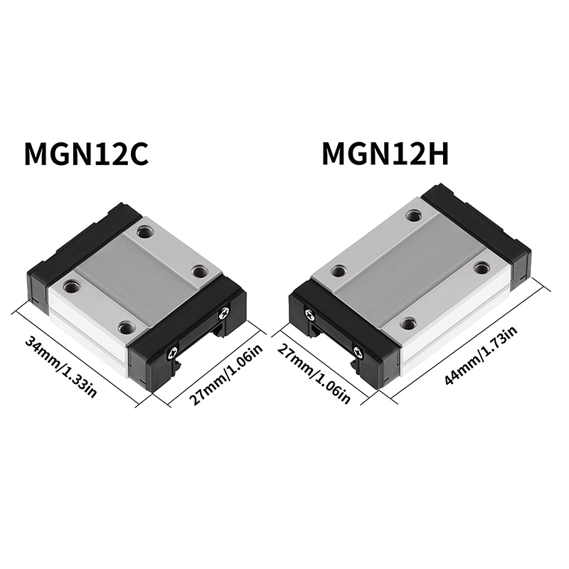 Mgn7 mgn12 mgn15 mgn9 l de 100 - Linear Rail Mgn12H Set avaliação e preço
