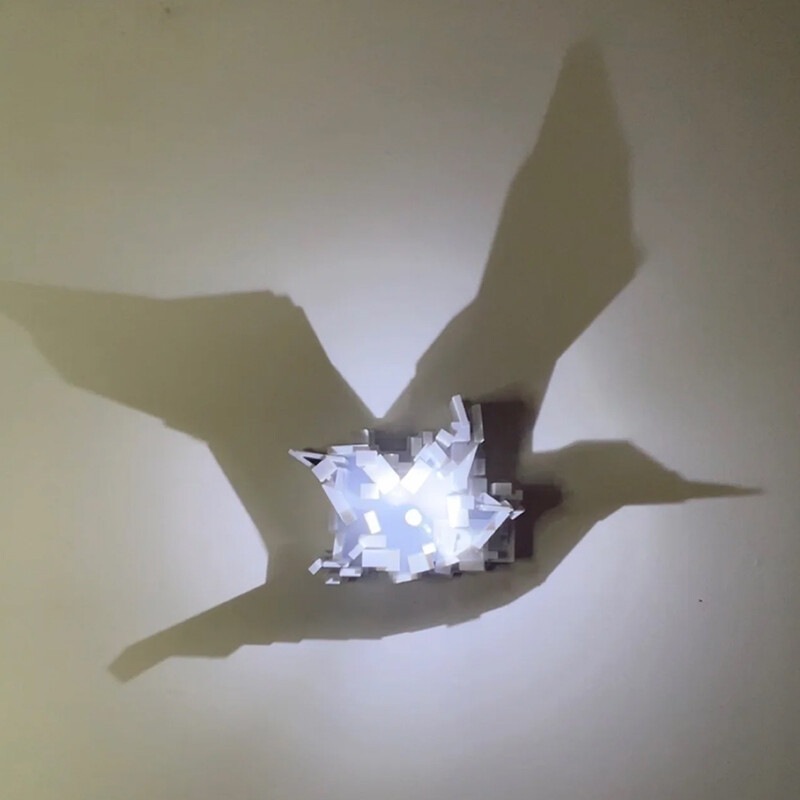 Luz Noturna 3D com Efeito de S - Glass Bed avaliação e preço