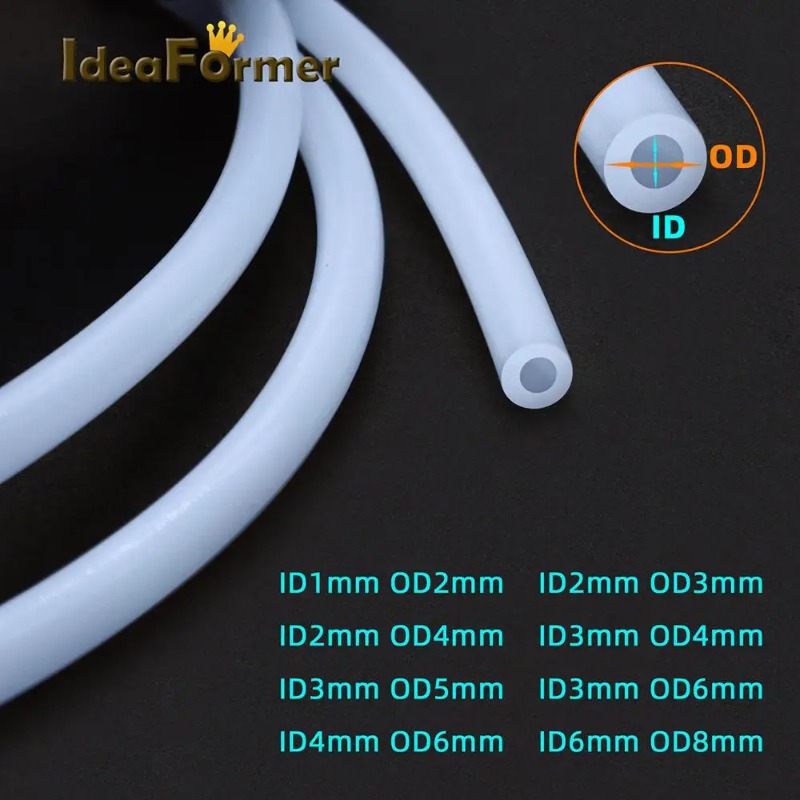 Tubo ptfe de 1m, 1mm 2mm 3mm 4 - Bowden Tube avaliação e preço