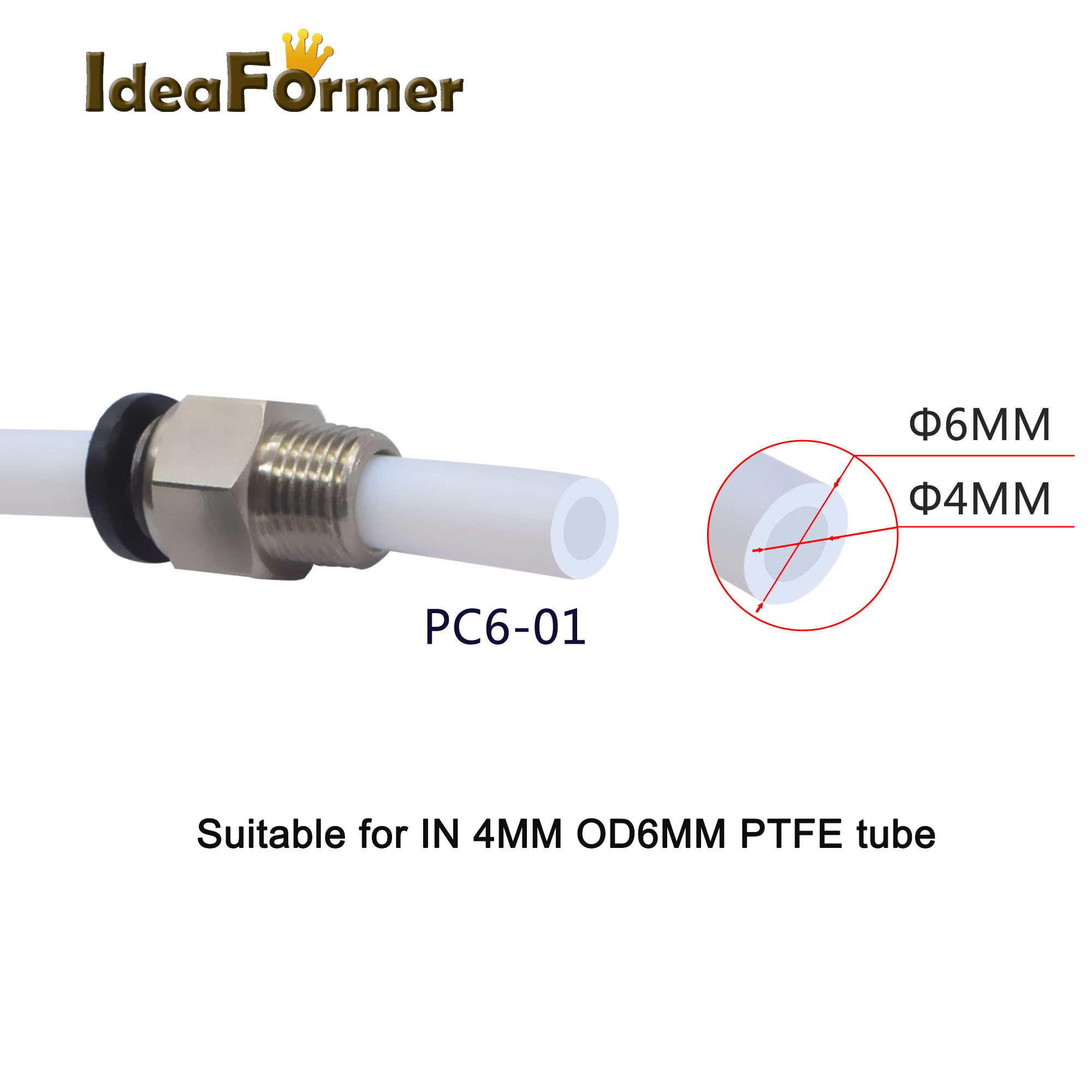 5 peças encaixe rápido PC4-01  - Filament 1.75 avaliação e preço