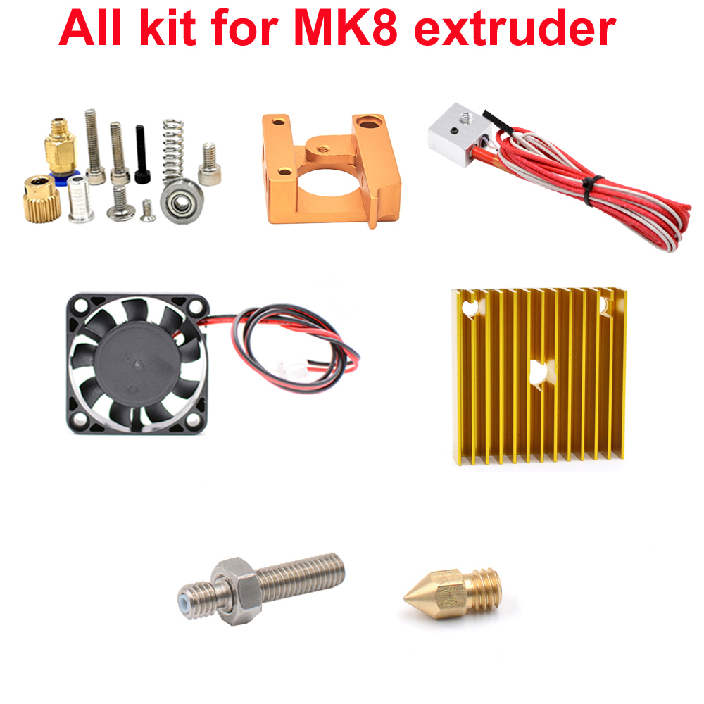 Kits de Extrusora MK8 com Bico - Filament 1.75 avaliação e preço