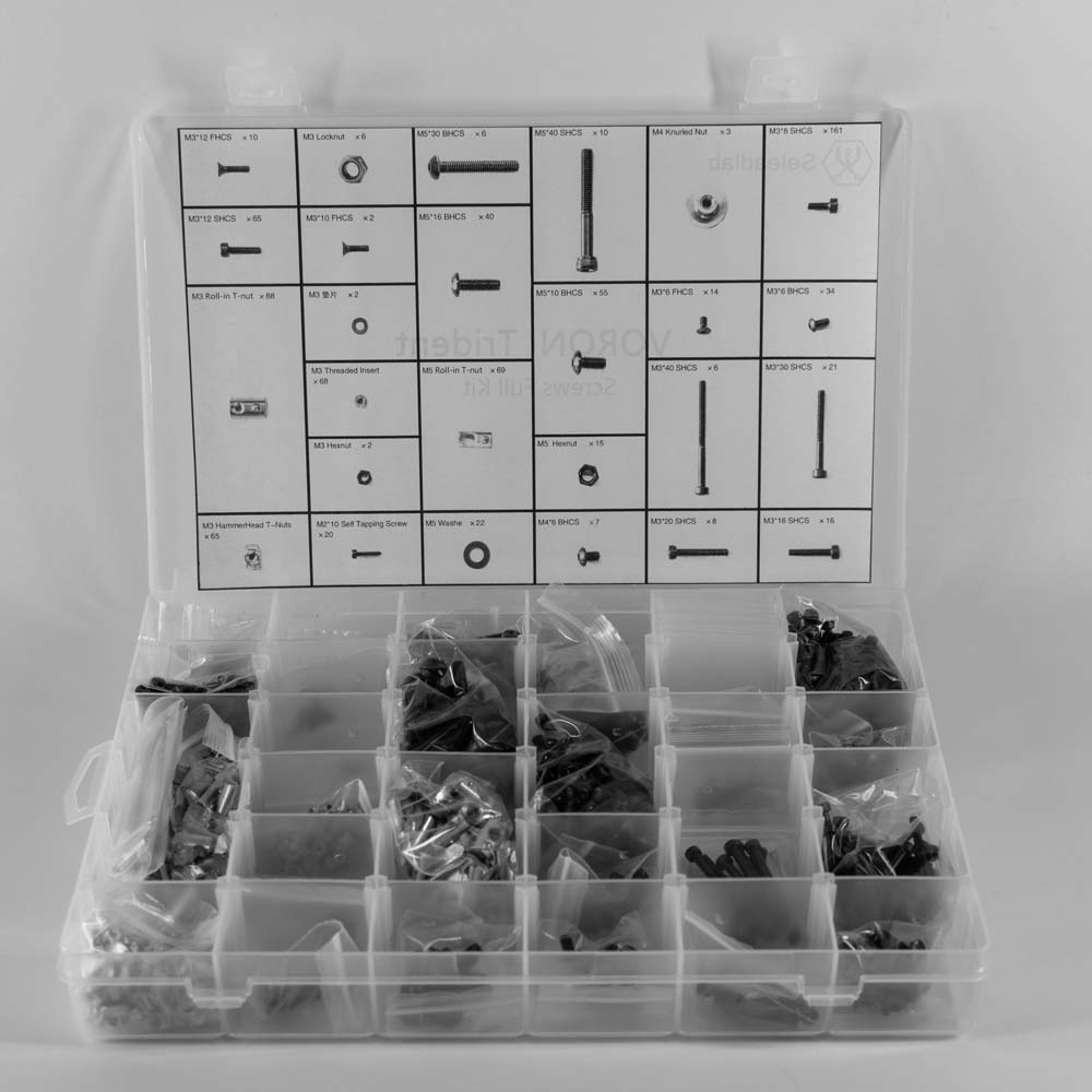 Kit completo de parafusos Sele - Voron Trident Full Kit avaliação e preço