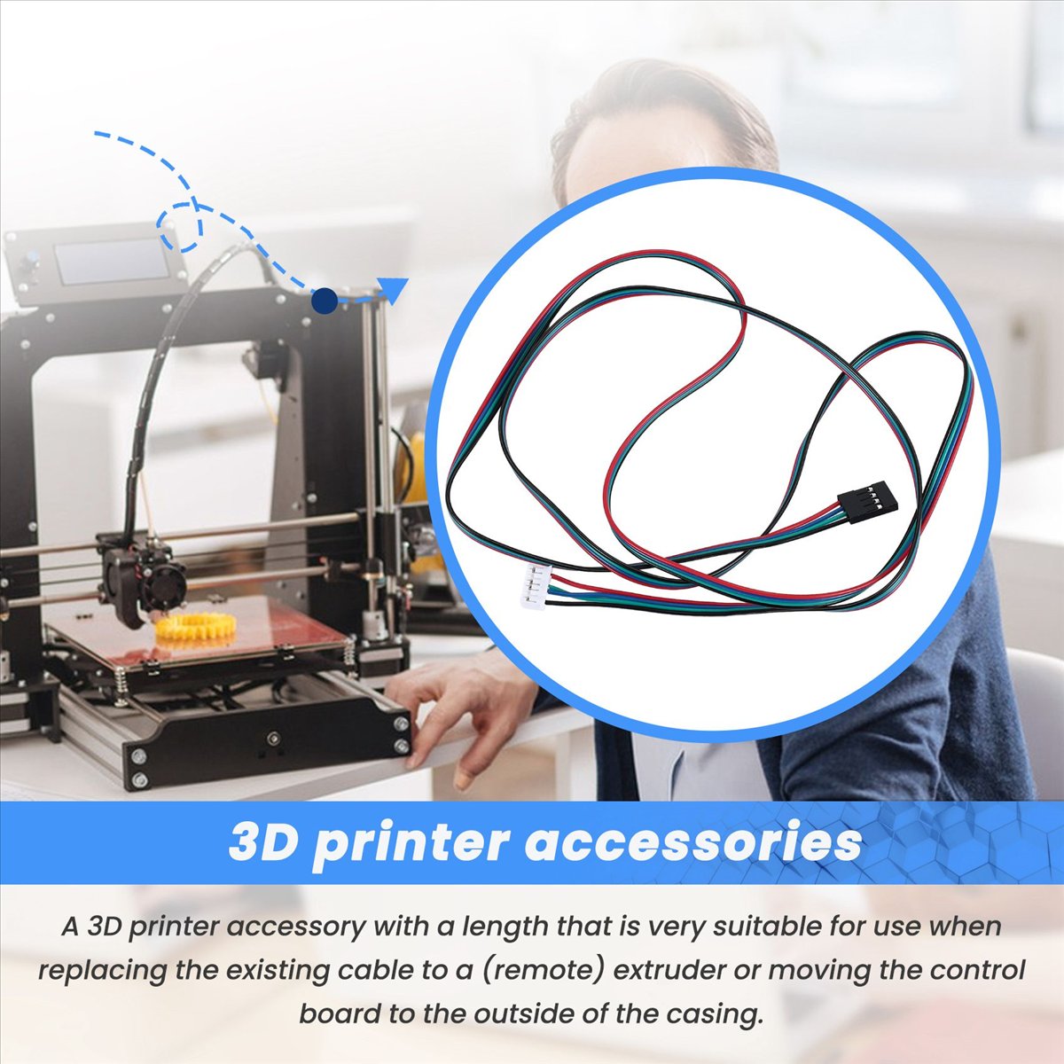 Cabo de Motor de Passo NEMA 17 - 3D Printer Stand avaliação e preço