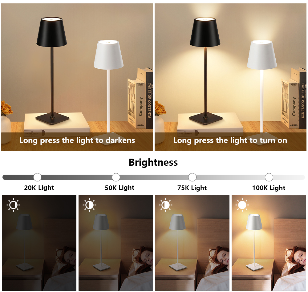 Luminária de Mesa LED Recarreg - Glass Bed avaliação e preço